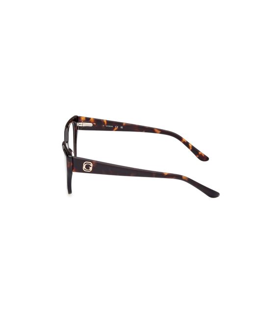 Guess Black Gu50112 052 Optical Frames Acetate Squared Normal