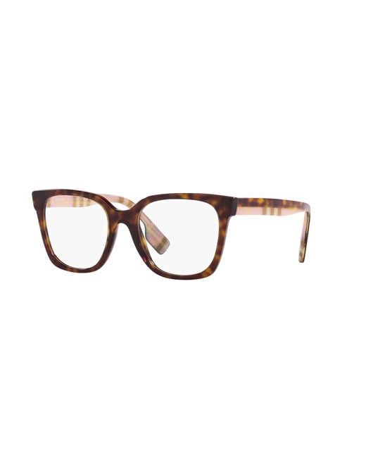 Burberry Black Be2347 L4075 Optical Frames Acetate Transparent Squared Normal