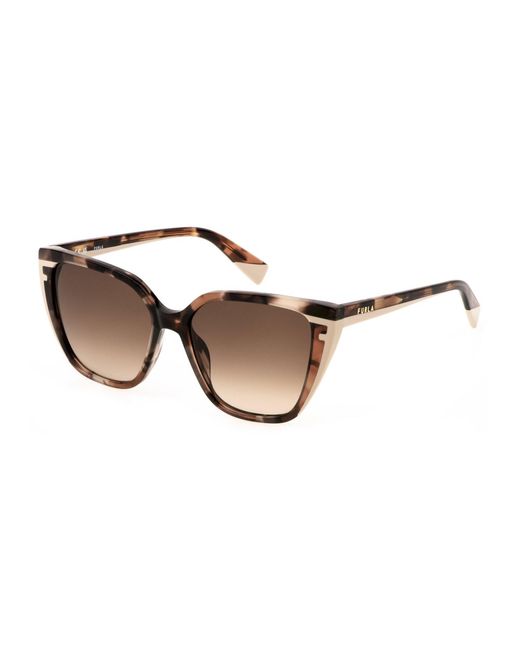 Furla Black Sfu782 710Y Outlet Sunglasses Acetate Squared Normal Nuanced