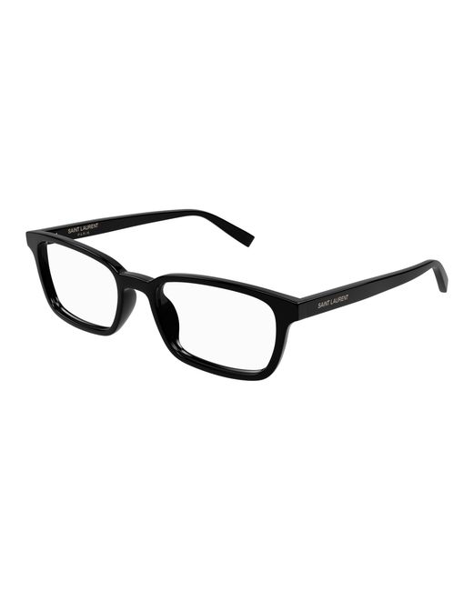 Saint Laurent Black Sl 671 001 Optical Frames Acetate Transparent Squared