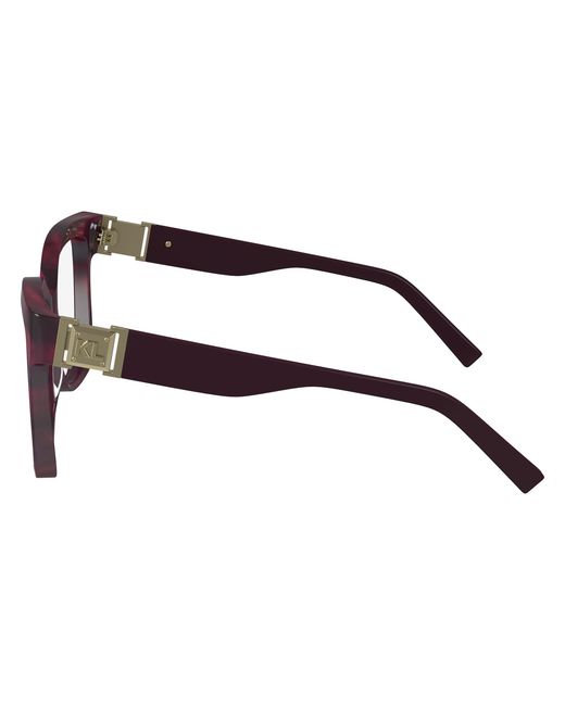 Karl Lagerfeld Black Kl6149 512 Optical Frames Acetate Squared Normal Normal