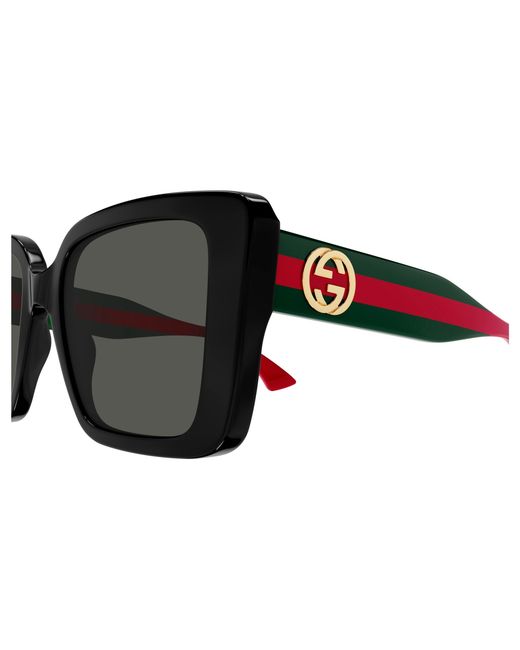 Gucci Black Gg1861S 004 Sunglasses Acetate Squared