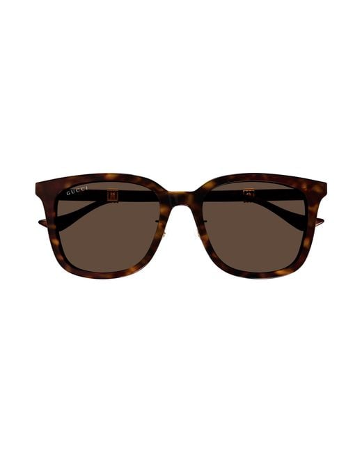 Gucci Black Gg1498Sk 002 Sunglasses Acetate Squared for men