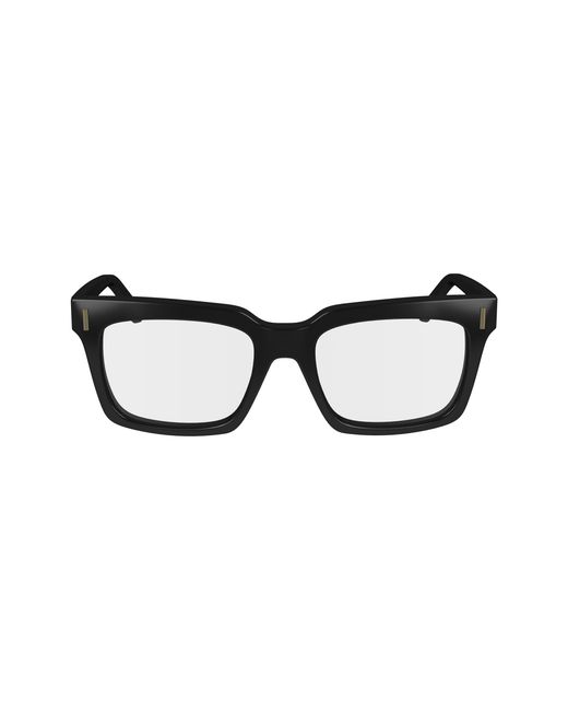 Ferragamo Black Sf2993 001 Optical Frames Acetate Squared Normal Normal