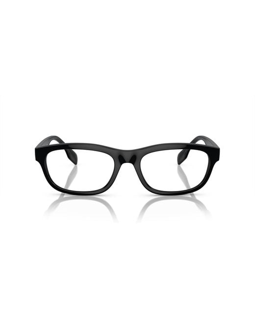 Burberry Black Be2385U 3001 Optical Frames Injected Transparent Geometric Normal for men