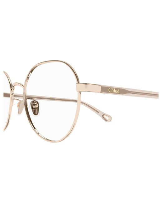 Chloé Black Ch0246Oa 002 Optical Frames Metal Transparent Round