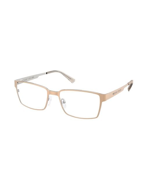 Michael Kors Black Mk3107 Arusha 1014 Optical Frames Metal Transparent Squared Normal for men