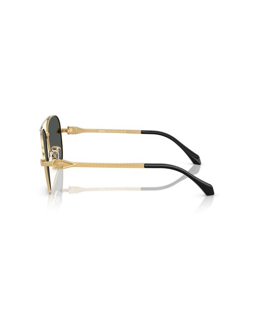 Versace Black Ve2283 100287 Sunglasses Metal Pilot Normal for men