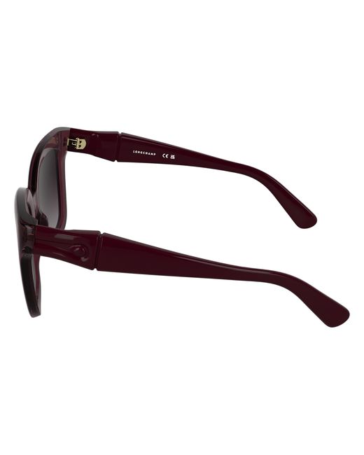 Longchamp Black Lo793S 601 Sunglasses Bio-Inject Squared Normal