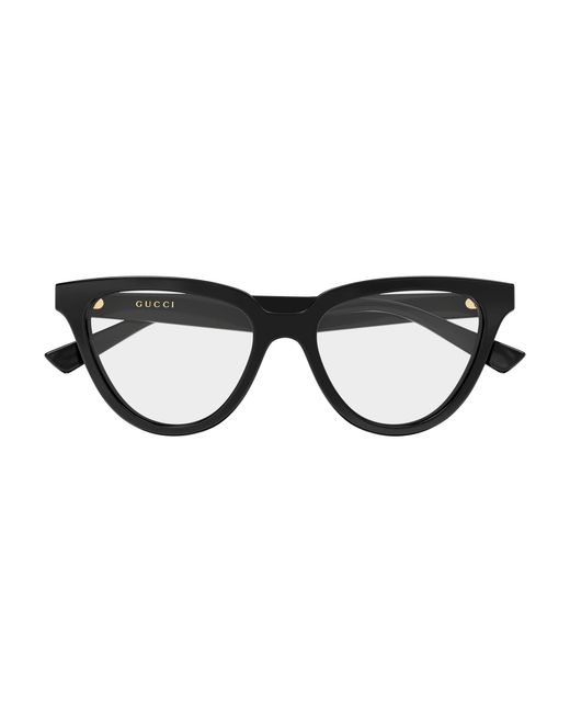 Gucci Black Gg2179O 001 Optical Frames Acetate Transparent Cat Eye