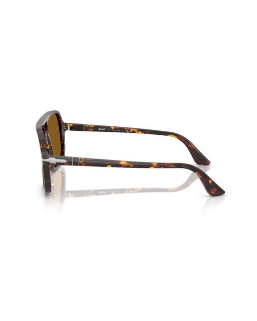 Persol Black Po3328S 121533 Sunglasses Acetate Pilot Normal for men