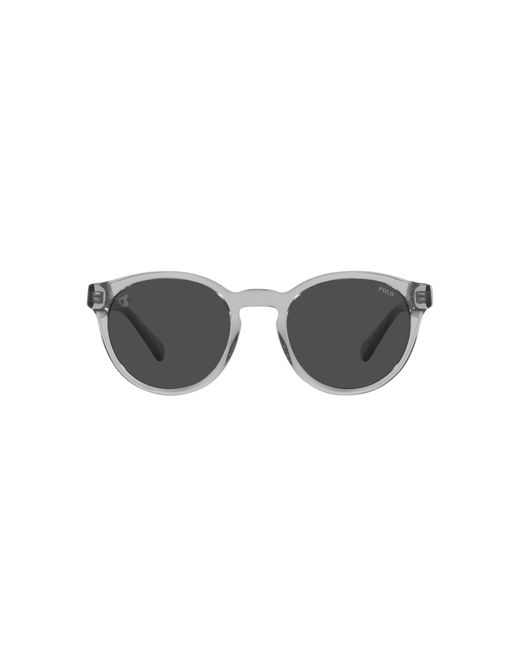 Polo Ralph Lauren Black Ph4192 541387 Sunglasses Acetate Round Normal for men