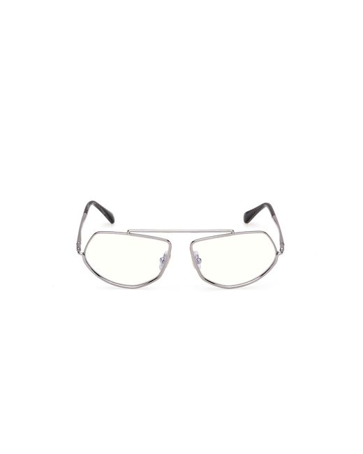 Max Mara Black Mm5202-B 014 Optical Frames Metal Round Normal