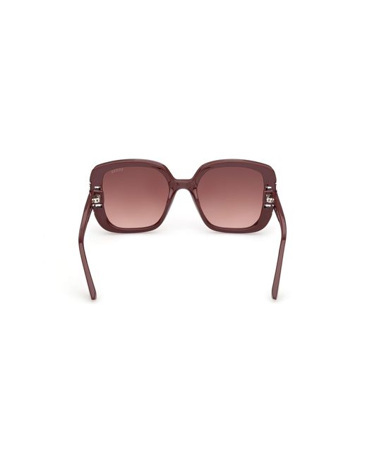 Guess Black Gu00294 69F Sunglasses Injected Squared Normal