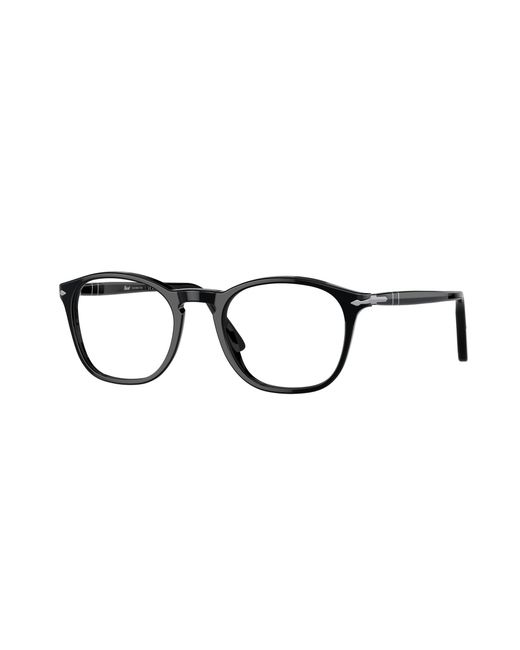 Persol Black Po3007Vm 95 Optical Frames Acetate Transparent Squared Normal for men