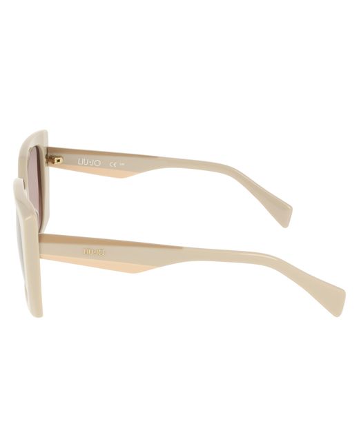 Liu Jo Black Lj819S 250 Sunglasses Acetate Squared Normal Shaded