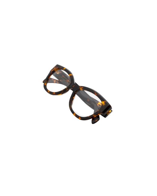 Retrosuperfuture Black W4H Numero 126 Burnt Optical Frames Acetate Squared