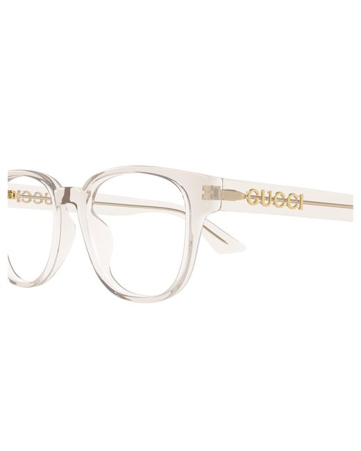 Gucci Black Gg1746Oa 002 Optical Frames Acetate Transparent Round