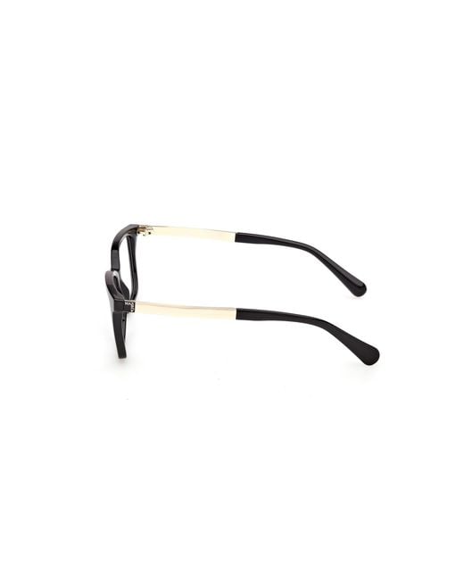 MAX&Co. Black Mo5220 001 Optical Frames Injected Squared Normal