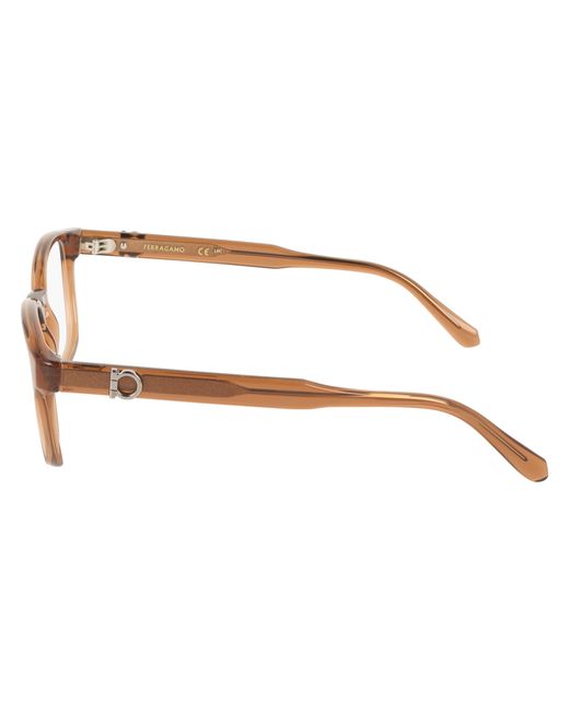 Ferragamo Black Sf3027E 232 Optical Frames Geometric Normal for men