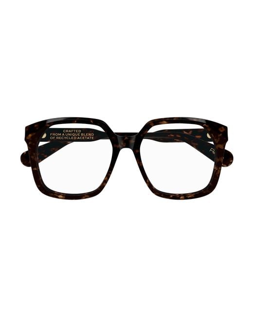 Chloé Black Ch0263O 009 Optical Frames Acetate Transparent Squared