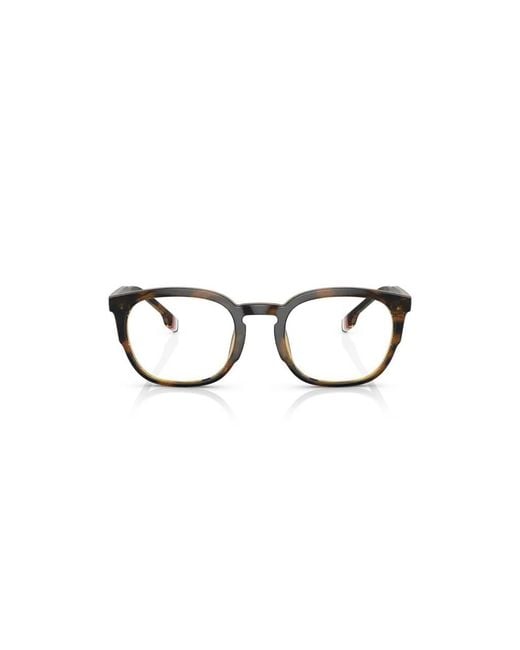 Burberry Black Be2370U 3002 Optical Frames Plastic Squared for men