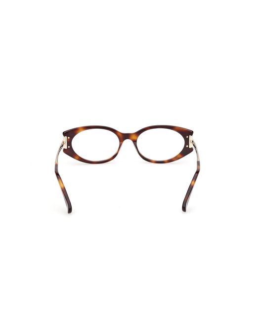 Max Mara Black Mm5225 052 Optical Frames Acetate Round Normal