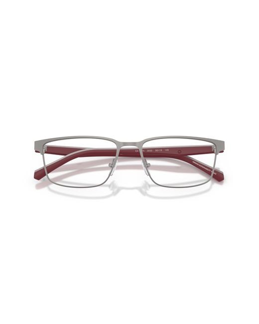 Emporio Armani Black Ea1175 3032 Optical Frames Metal Squared Normal for men