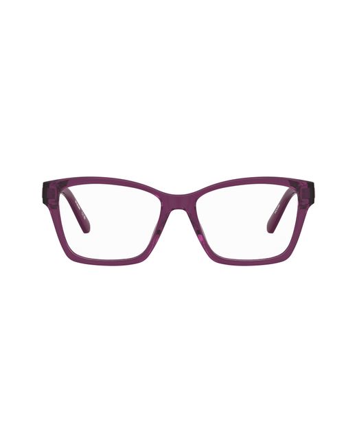 Moschino Black Mol686 35J Optical Frames Polyamide Squared Normal