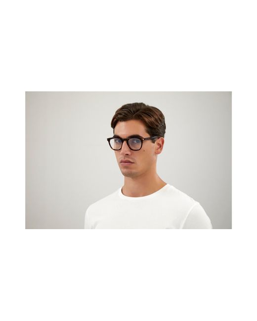 Saint Laurent Black Sl 28 Opt 002 Optical Frames Acetate Transparent Round