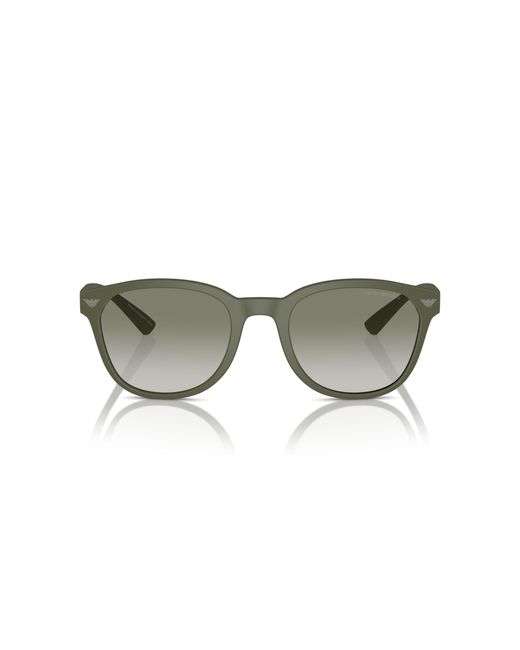 Emporio Armani Black Ea4225U 60998E Sunglasses Injected Pantos Normal Shaded for men