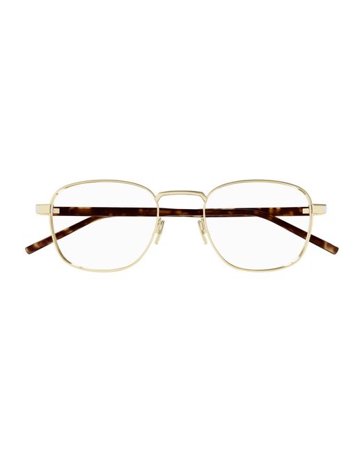 Saint Laurent Black Sl 699 006 Optical Frames Metal Transparent Round