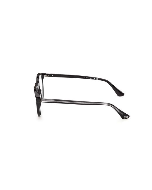 Web Black We5474 005 Optical Frames Acetate Round Normal for men