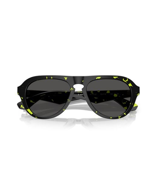 Burberry Black Be4437U 412487 Sunglasses Acetate Pilot Normal for men