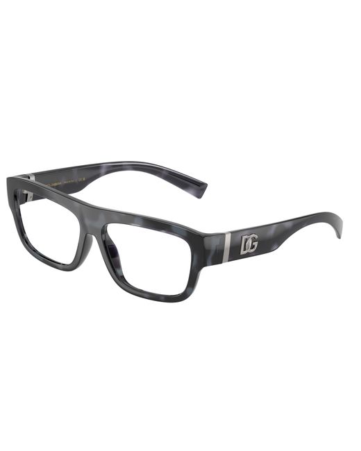 Dolce & Gabbana Black Dg5114 3443 Optical Frames Injected Transparent Squared Normal for men