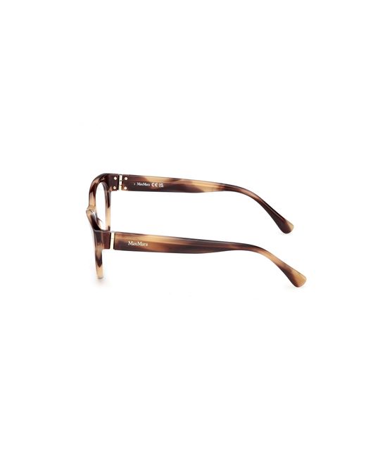 Max Mara Black Mm5205 047 Optical Frames Acetate Round Normal