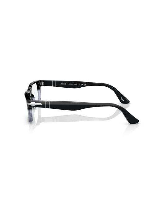 Persol Black Po3050V 966 Optical Frames Acetate Transparent Squared Normal for men