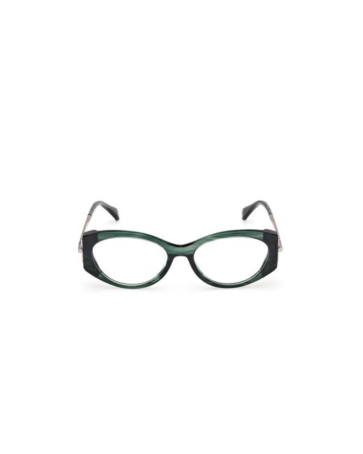 Max Mara Black Mm5204 098 Optical Frames Acetate Round Normal