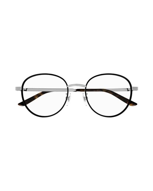 Gucci Black Gg1353Oa 003 Optical Frames Metal Round for men