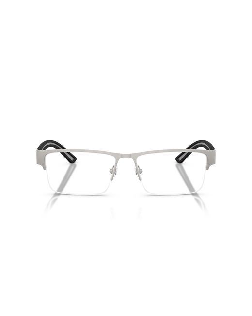 Emporio Armani Black Ea1182 3003 Optical Frames Metal Transparent Squared Normal for men