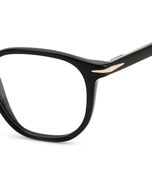 David Beckham Black Db 1106 807 Optical Frames Plastic Squared for men