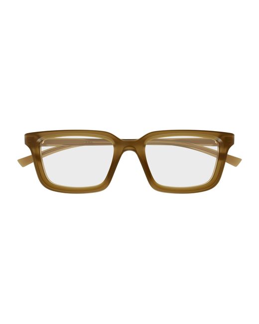 Gucci Black Gg1947O 007 Optical Frames Acetate Transparent Squared for men