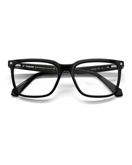 Polaroid Black Pld D436 807 Optical Frames Plastic Squared for men