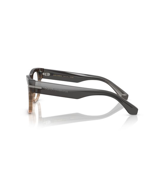 Dolce & Gabbana Black Dg3407 3484 Optical Frames Acetate Transparent Squared Normal for men