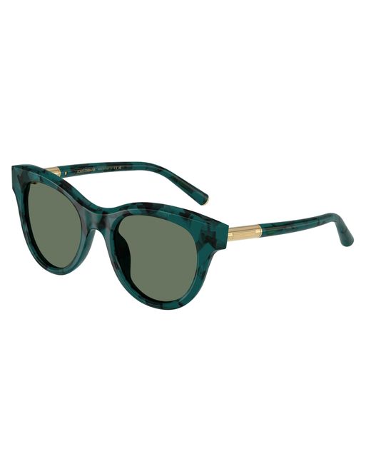 Dolce & Gabbana Green Dg4518 3460/2 Sunglasses Acetate Pantos Normal