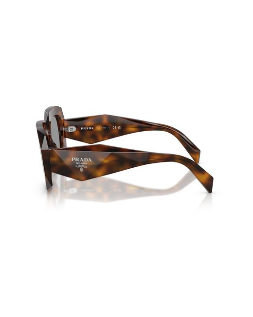 Prada Black Pr B23S 20D50Q Sunglasses Acetate Squared Normal