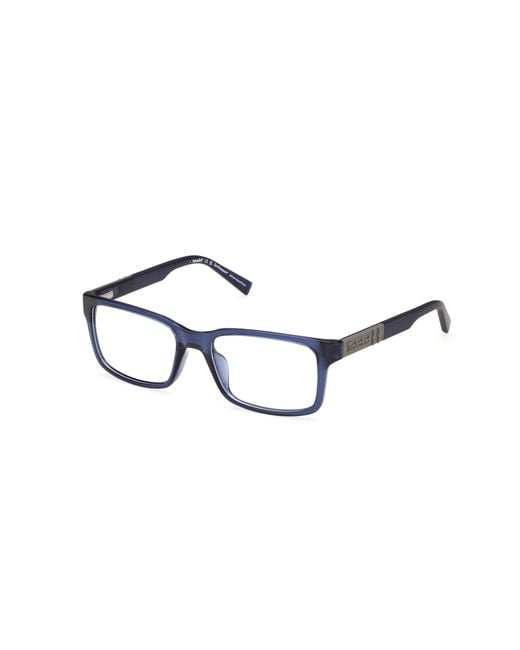 Timberland Black Tb50001-H 020 Optical Frames Injected Squared Normal for men