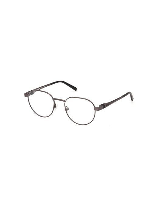 Timberland Black Tb50028 007 Optical Frames Metal Round Normal for men