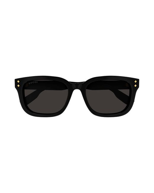 Gucci Black Gg1605Sk 001 Sunglasses Acetate Squared