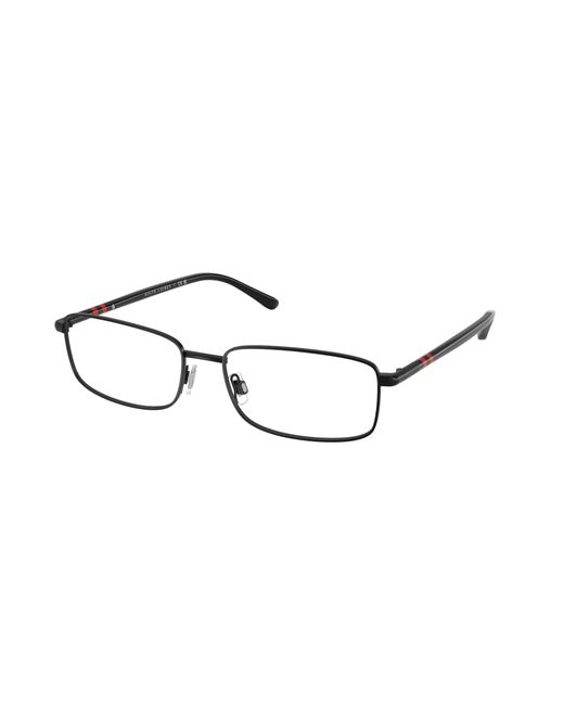 Polo Ralph Lauren Black Ph1235 9325 Optical Frames Metal Squared Normal for men